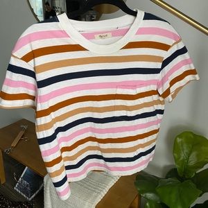 Madewell multi colored crop S